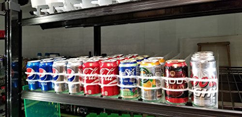 Display Technologies, LLC 12oz. Visi-Slide 10 wide Shelf Glide - 2 Pack