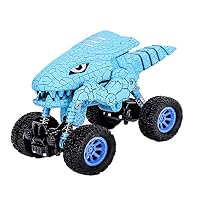 HT HONOR . TRUST Boys Toy Dinosaur Car for 3 4 5 6 Years Old Dino Pull Back Vehicles for Kids and Toddlers Double Power No Need Battery Monster Truck for Age 3+