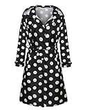 OURS Packable Front Button Hooded Rain Coat Women Wind Rain Jacket