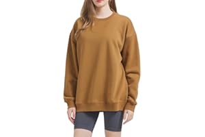 onlylan Cloud Oversized Sweatshirt For Women Crewneck Pullover 2024 Fall Fashion Clothes Crew Neck Hoodies Sweaters