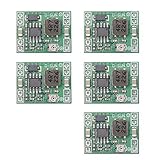 Qunqi 5pack MP1584EN Ultra Small DC-DC 3A Power Step-Down Adjustable Module Buck Converter 24V to 12v 9V 5V 3V for Arduino