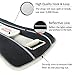SHOUNg Reflective Ankle/Wrist Weights (1 Pair) with Adjustable Strap for Fitness, Workout, Exercise, Walking, Jogging, Gymnastics, Aerobics and Gym (Black, 10lbs)
