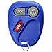 KeylessOption Key Fob for 1998 1999 2000 2001 2002 2003 2004 Cadillac Escalade Chevrolet Chevy Silverado Suburban Tahoe GMC Yukon Sierra Remote, 3-Button 15042968, Programming Guide Included