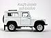 Land Rover Defender 1/32 Scale Diecast Metal Model - WHITE