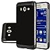 Galaxy Core 2 Case, AnoKe Armor Dual Layer Bumper Case TPU PC 2 in 1 Hybrid Protective Case for Samsung Galaxy Core 2 G355 G355M G355H (Armor Black)