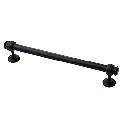 Alzassbg 10 Pack Matt Black Cabinet Pulls, 7