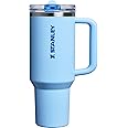 Stanley Quencher ProTour Flip Straw Tumbler with Leakproof Lid 40 oz | Built-In Straw and Handle | Cup Holder Compatible for Travel | Insulated Stainless Steel Cup | BPA-Free | Cornflower Gloss