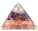 people crystals Rose, Amethyst, and Crystal Quartz Orgone Reiki Pyramid Kit/EMF Protection Meditation Yoga Energy Generator
