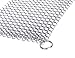 ASHILISIA 316 Grade Stainless Steel Chainmail Scrubber Cast Iron Cleaner 8x6 Inches
