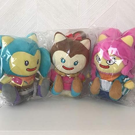 Amazon プクリポ ぬいぐるみ ふうせん三姉妹 アイテムコード付き ぬいぐるみ おもちゃ