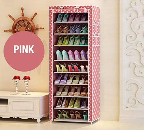 Aysis Multipurpose Portable Folding Shoe Racks for Home Organisers with Waterproof cover-6-Layer- Windmill
