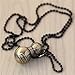 Hot Anime Naruto Gaara Gourd Necklace Pandant Figure Toy Cosplay (Bronze)