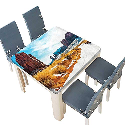 PINAFORE Printed Fabric Tablecloth Winter in Archaic Grand C