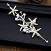 Sunshinesmile Handmade Pearl Headband Starfish Headpiece Bridal Crystal Tiara Wedding Hair Accessories Women Hair Jewelry