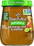 Beech-Nut Stage 2 Baby Food, Mango/Kiwi/Papaya, 4 Ounce (Pack of 10)