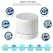 Leacoco Mini Wireless Portable Bluetooth Speaker With LED and Build-in Mic Support AUX TF for iPhone iPod and Android System Equipment Etc. (White)