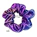 Fanzbike 12 Pieces Shiny Metallic Scrunchies Hair Scrunchies Elastic Hair Bands Scrunchy Hair Ties Ropes for Women or Girls Hair Accessories
