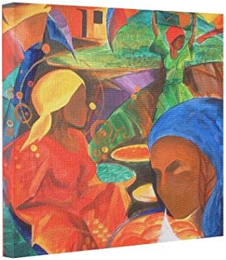 Liableyt Abstract Art Canvas Heart Haitian Blank