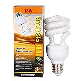 WANGSCANIS Reptile 10.0 UVB 13 Watts Compact Fluorescent Desert Terrarium Lamp Bulb