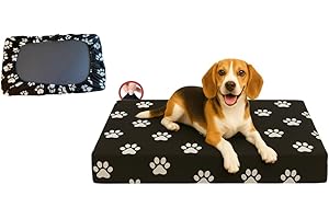 DUKE&LEFTY Furever Dog Bed Slipcover-Stretchy Soft Petbed Cover-Universal-Easy to Remove (Zipper Free)-Black-Medium