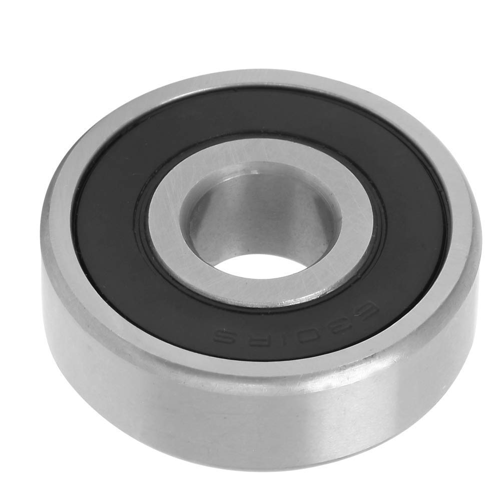 10 PCS 12 x 37 x 12mm 6301-2rs Ball Bearing bearing steel，Deep Groove double Rubber Shielded Ball Bearing，for small motors, household,conveying field, etc