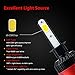 AUXITO Automobile H1 LED Headlight Bulbs 72W 8000Lms Per Pair All-in-One Conversion Kit US COB LED Chips Super Bright, 6500K Cool White