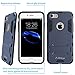 Z-Roya iPhone 7s Case, [Robot-Bear] Dual Layer Protective Hybird Armor Case[Slim Fit] Advanced Shock Absorption Protection with Kick-Stand Feature for Apple iPhone 7/7s-GTXA07B-Black Blue