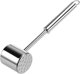 Homemaxs Fleischklopfer Doppelseitig Fleischklopfer-Tool 304 Edelstahl Spülmaschinenfest