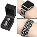 Wearlizer Compatible Apple Watch Band Women 38/40/41/42/44/45/49mm Crystal Rhinestone Diamond Band Luxury Stainless Steel Metal Bracelet Strap for iWatch Ultra Series 10 9 8 7 SE 6 5 4 3 2 1