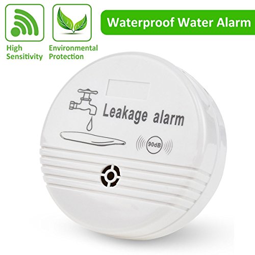 Water Leak Detector, DEALIKEE Battery Operated Water Alarm Detection