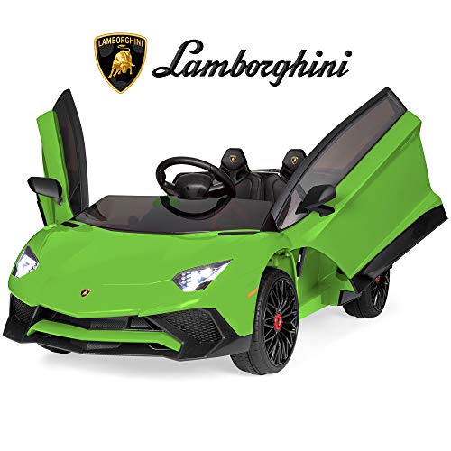 Great Features Of Best Choice Products Kids 12V Ride On Lamborghini Aventador SV Sports Car Toy w/ P...