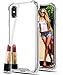 Viromo TM - Mirror Cases Compatible - Apple iPhone X/Xs for Girls Womens - Protective Silicone Slim Case New Rubber Bumper - Cool Cute Ultra Thin and Shockproof - Grip Phone Case Stylish Luxury Silver