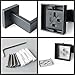 Alise Bathroom Towel Bar Wall Mounted,SUS 304 Stainless Steel Matte Black