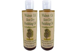 Walnut Oil Finisher Food Safe Preserve & Beautify Finished & Unfinished Wood - 8oz Bottles 2 Pack