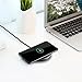 ZeeHoo Fast Wireless Charger, 7.5W Wireless Charging Pad for iPhone Xs MAX/XR/XS/X/8/8+,10W for Samsung S9/S9+/S8/S8+, 5W for Other Qi-Enabled Devices, Type C Input【QC 3.0 Adapter & USB Type C Cable】