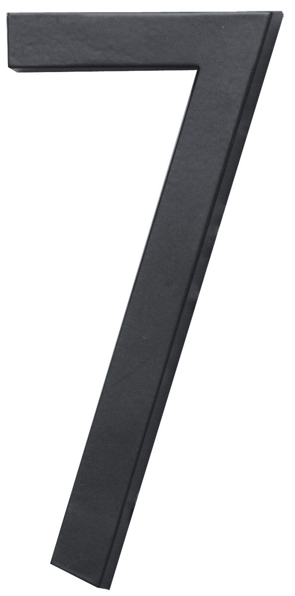 Hy-Ko Products FM-6/7 Floating House Number 7 (SEVEN) 6" High Black