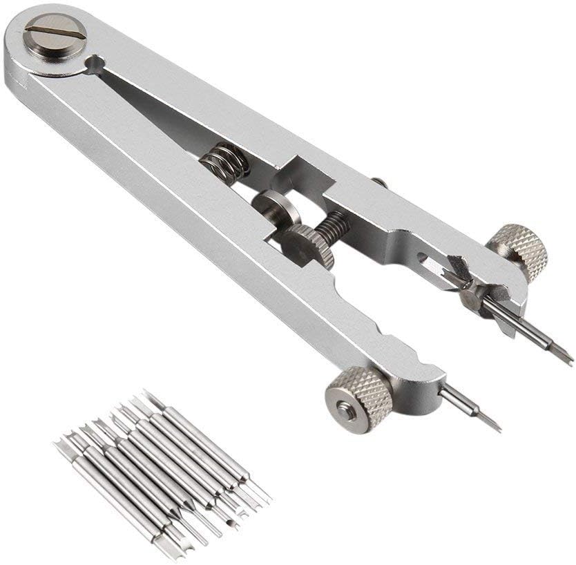 Spring Bar Remover Watch Bracelet Spring Bar Standard Plier Remover Replace Removing Tool Tweezer Spring Bar Remover Watch Band Strap Spring Bar Kit Standard Pliers Remover Replace Removable