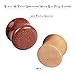 Evevil Wood Mixed Stone Ear Plugs Ear Gauges Double Flared Saddle Stretching Gauge Expander (18 Pairs/36 Pieces,00g-14mm)