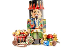Christmas Gift Baskets- Nutcracker Soldier Chocolate Food Candy Gift Box Set- For Holiday, Men, Women, Families, Corporate –B