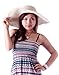 HDE Beige Sun Hats for Women - Wide Brim Beach Floppy Summer Hat for Girls