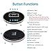 Compact CD Player with Disc, Portable Personal CD Player with Earbuds/LCD Display/USB Power Adapter, Compact CD Portable Player with Electronic Skip Protection and Anti-Shock Function, Black