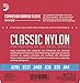 D'Addario Guitar Strings - Classic Nylon Guitar Strings - EJ27H Classical Guitar Strings - Silver Plated Wrap, Nylon Core, Clear Student Nylon Trebles - Hard Tension, 1-Pack