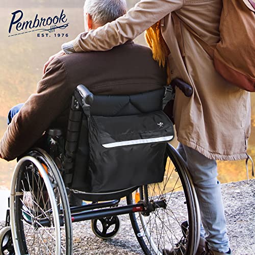 Pembrook Wheelchair Backpack for Back of Chair Wheelchair Bag for