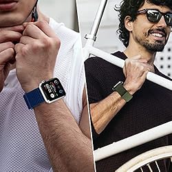 6 Pack Sport Loop Band Compatible with Apple Watch