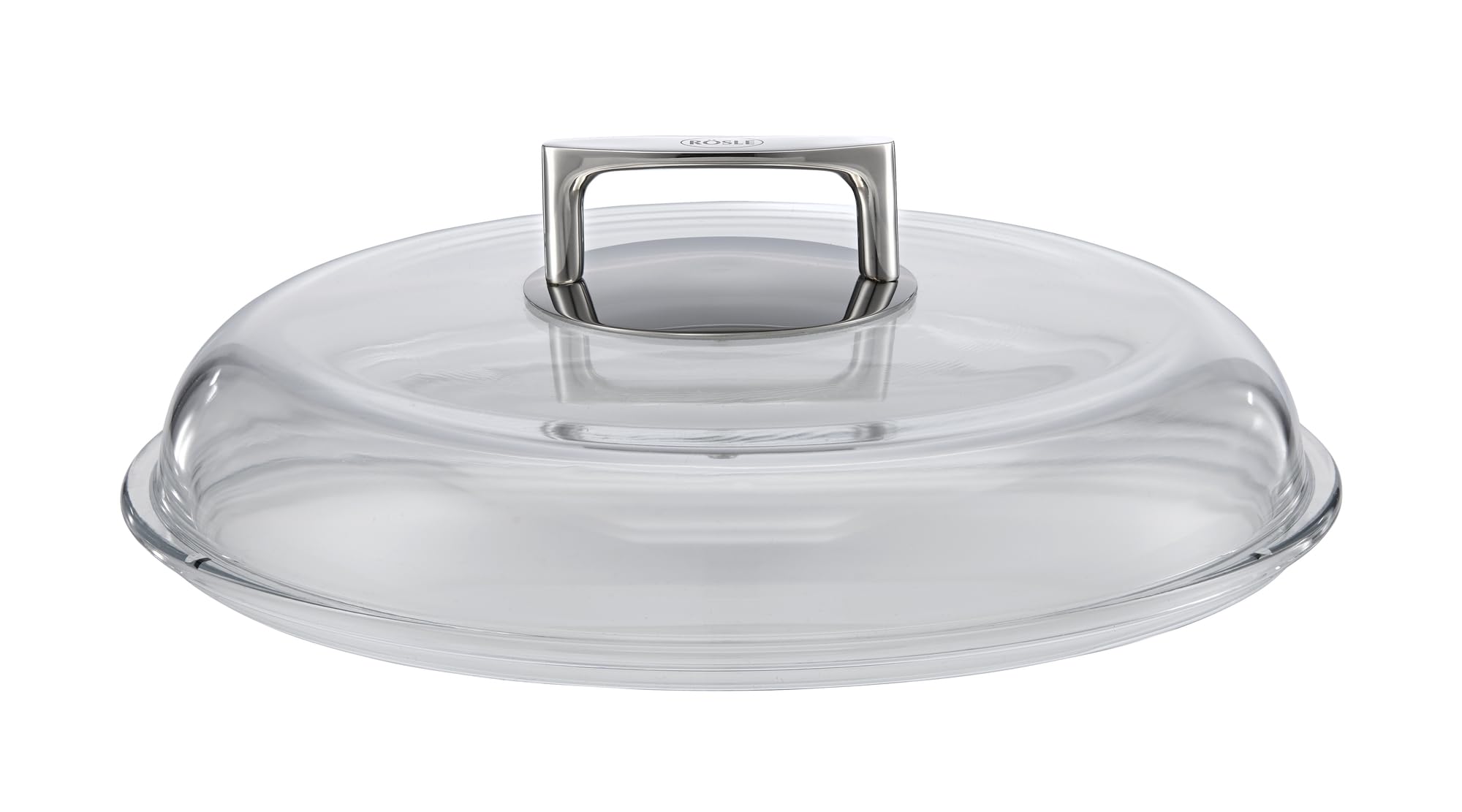 Rösle 91492 Borosilicate Glass Lid, Transparent, Glass, Transparent, Durchmesser 28 cm