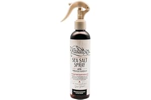 DandyMen Sea Salt Spray – Lightweight Texture, Volume, and Flexible Hold with Epsom Salt & Pro-Vitamin B5 (8.45 oz, Tobacco Vanilla)