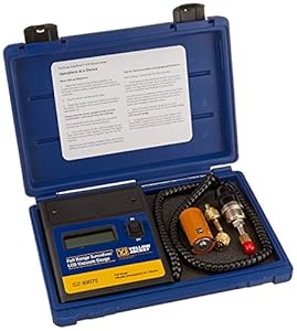 6. Yellow Jacket 69075 SuperEvac LCD Vacuum Gauge Full Range Complete In Case