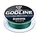 FISHINGSIR GODLINE Braided Fishing Line - Super Power Braid Lines - Abrasion Resistant Superline, 150-1094 Yds, 8-120LB