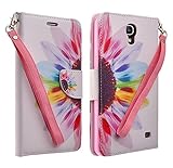 Samsung Galaxy Mega 2 Case - Wallet Folio ID Holder Pouch (SUN FLOWER WALLET)