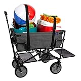 MacSports Double Decker Wagons Carts Heavy Duty